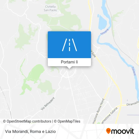 Mappa Via Morandi