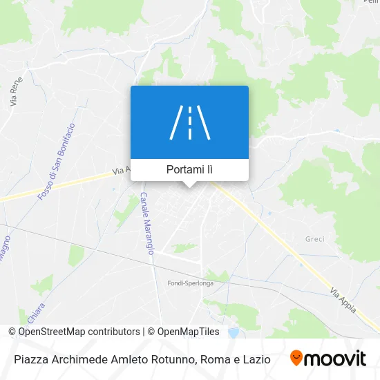 Mappa Piazza Archimede Amleto Rotunno