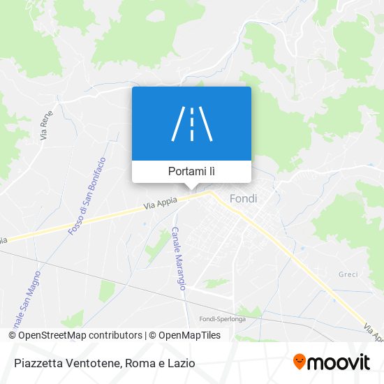 Mappa Piazzetta Ventotene