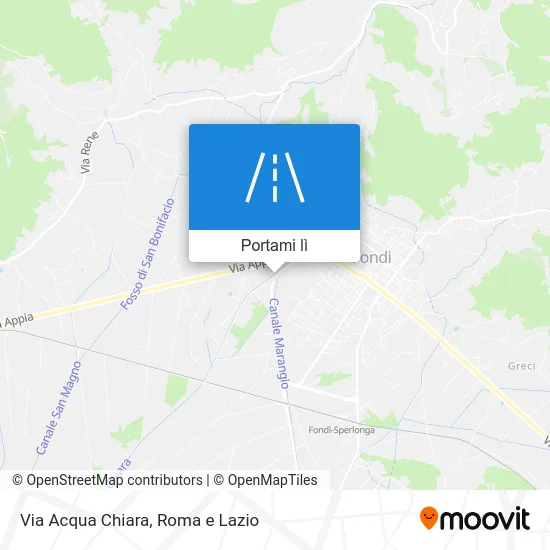 Mappa Via Acqua Chiara