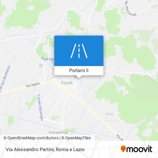 Mappa Via Alessandro Pertini