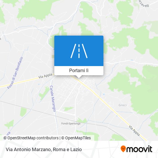 Mappa Via Antonio Marzano