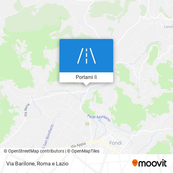 Mappa Via Barilone
