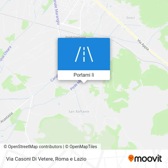 Mappa Via Casoni Di Vetere