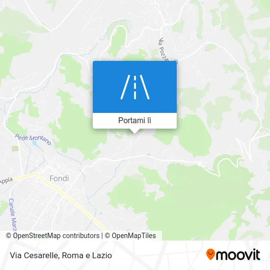 Mappa Via Cesarelle