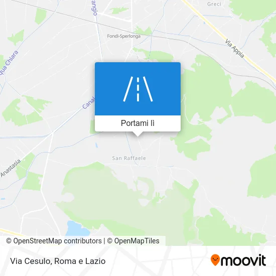 Mappa Via Cesulo