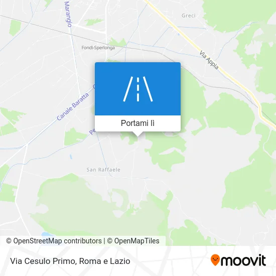 Mappa Via Cesulo Primo