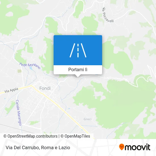 Mappa Via Del Carrubo