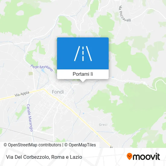 Mappa Via Del Corbezzolo
