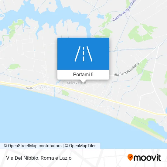 Mappa Via Del Nibbio