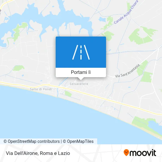 Mappa Via Dell'Airone