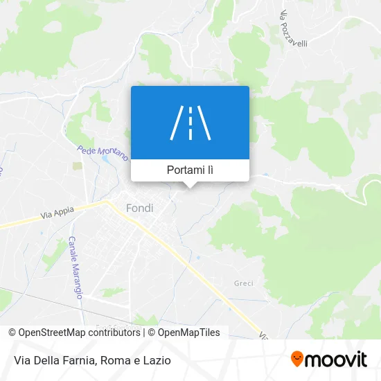 Mappa Via Della Farnia