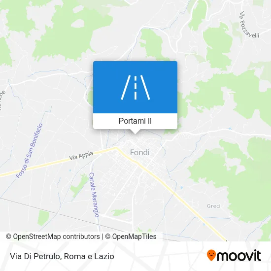 Mappa Via Di Petrulo