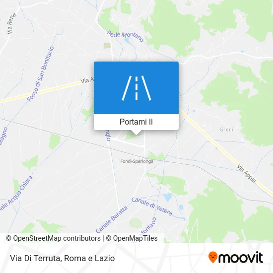 Mappa Via Di Terruta
