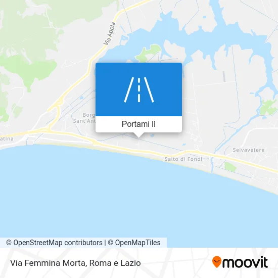 Mappa Via Femmina Morta