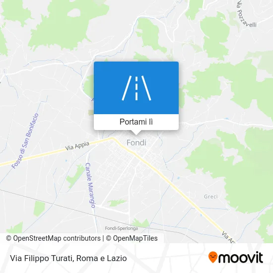 Mappa Via Filippo Turati
