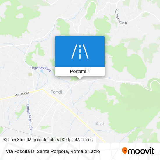 Mappa Via Fosella Di Santa Porpora