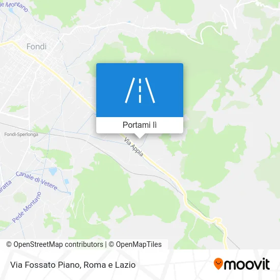 Mappa Via Fossato Piano