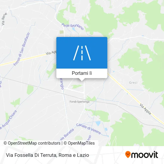 Mappa Via Fossella Di Terruta