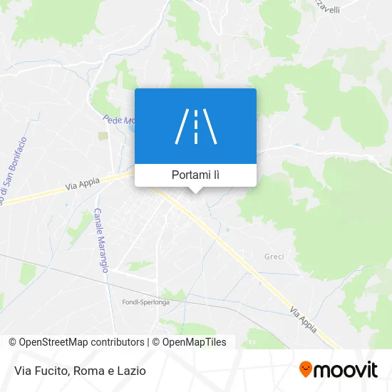 Mappa Via Fucito