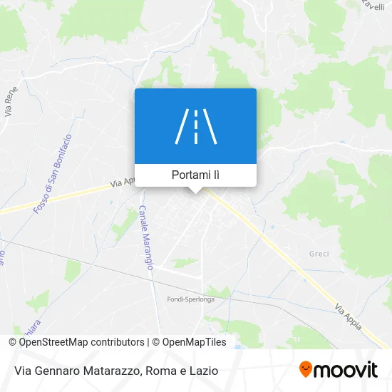 Mappa Via Gennaro Matarazzo