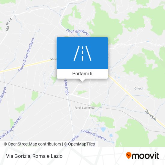 Mappa Via Gorizia