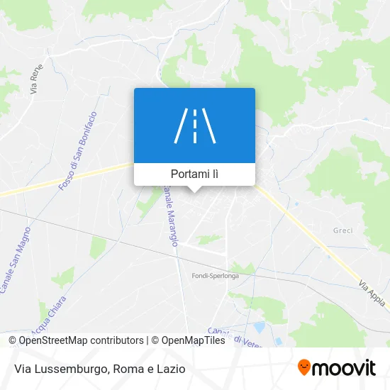 Mappa Via Lussemburgo