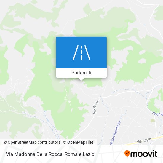 Mappa Via Madonna Della Rocca