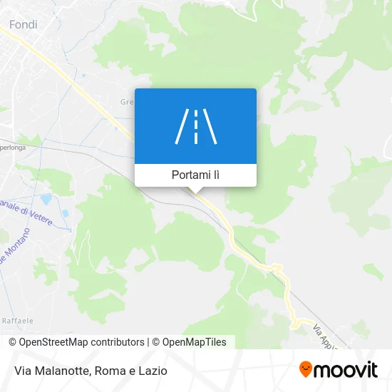 Mappa Via Malanotte