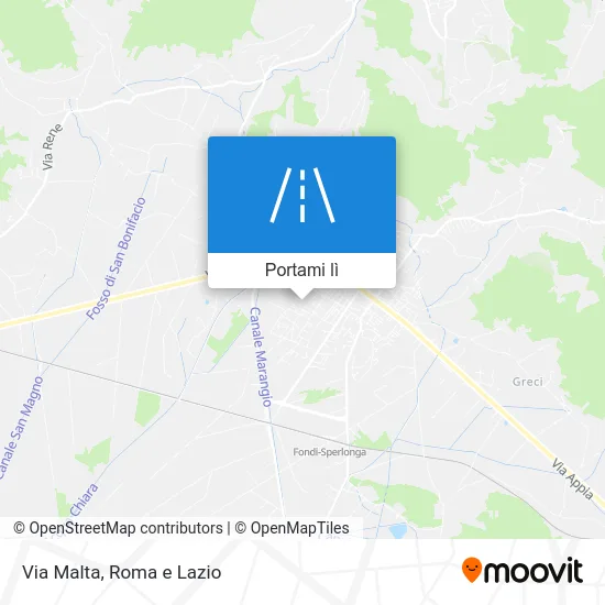 Mappa Via Malta