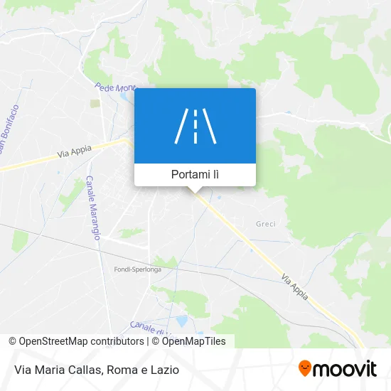 Mappa Via Maria Callas