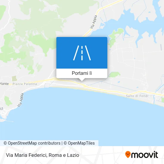 Mappa Via Maria Federici