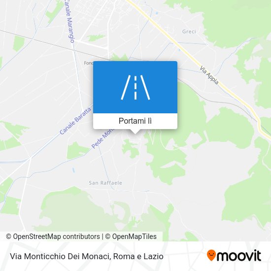 Mappa Via Monticchio Dei Monaci