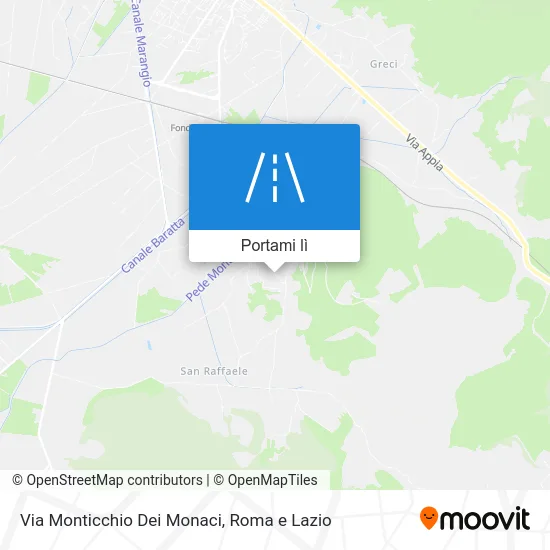 Mappa Via Monticchio Dei Monaci