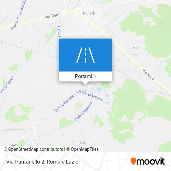 Mappa Via Pantanello 2