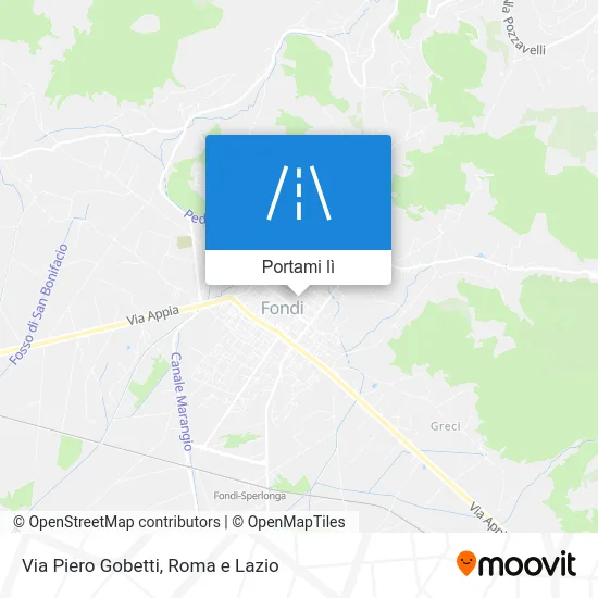 Mappa Via Piero Gobetti