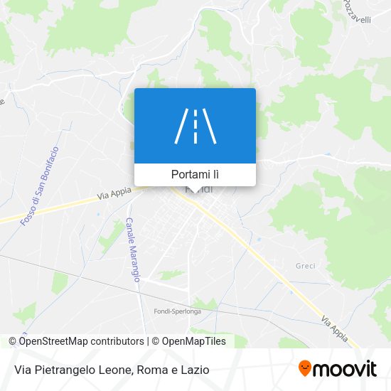 Mappa Via Pietrangelo Leone