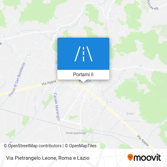 Mappa Via Pietrangelo Leone