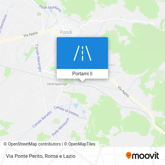 Mappa Via Ponte Perito