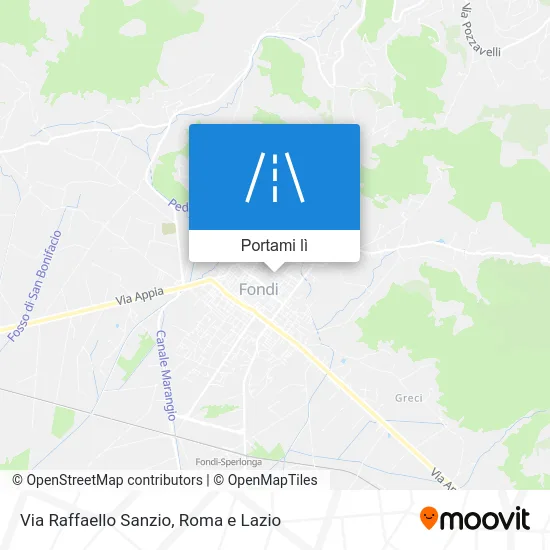 Mappa Via Raffaello Sanzio