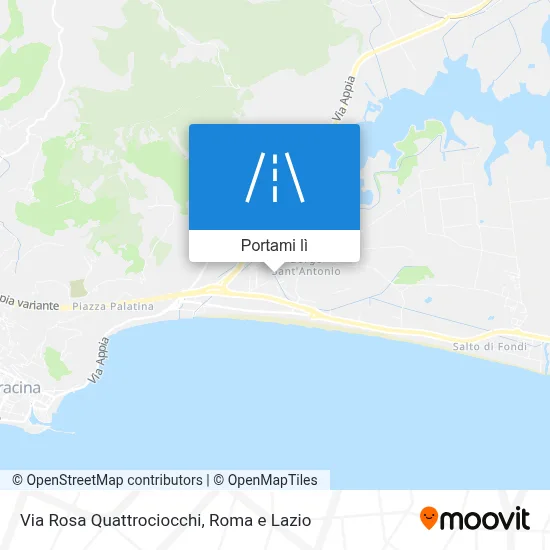 Mappa Via Rosa Quattrociocchi