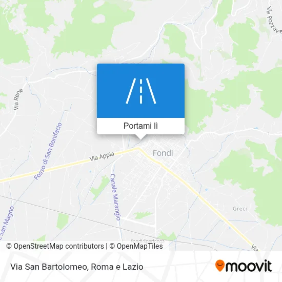 Mappa Via San Bartolomeo