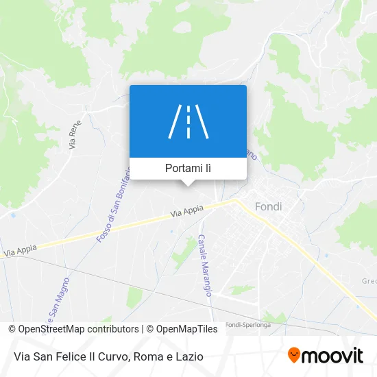 Mappa Via San Felice Il Curvo