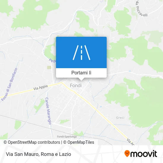 Mappa Via San Mauro