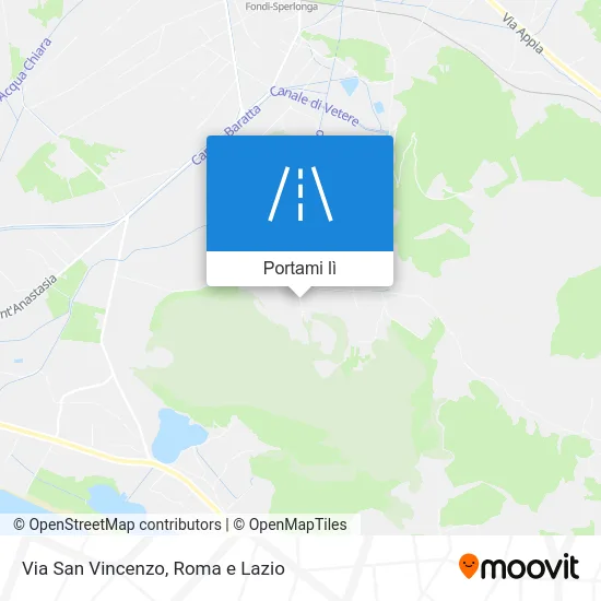 Mappa Via San Vincenzo