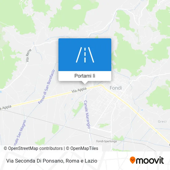 Mappa Via Seconda Di Ponsano