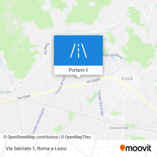 Mappa Via Selciato 1