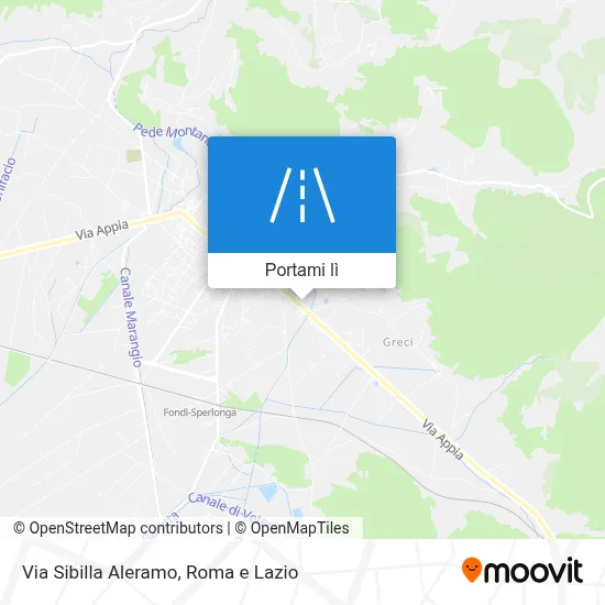 Mappa Via Sibilla Aleramo