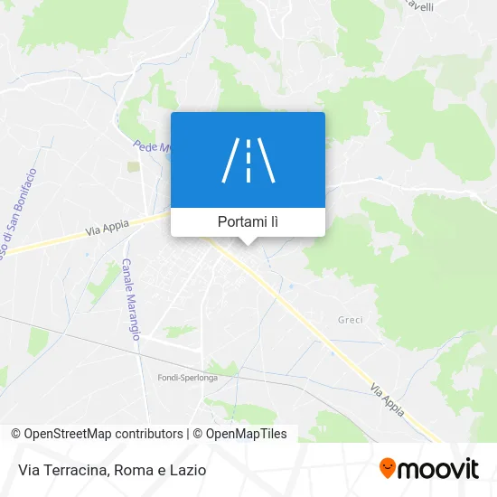 Mappa Via Terracina