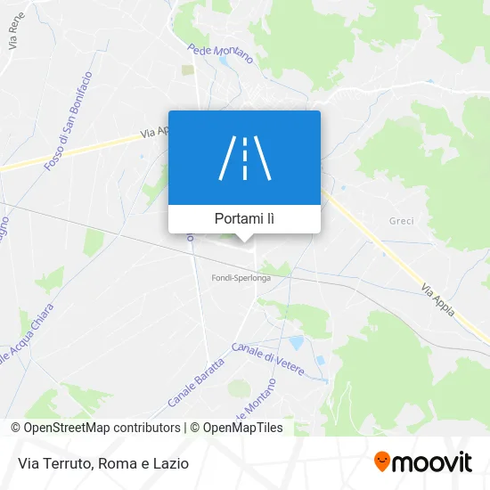 Mappa Via Terruto